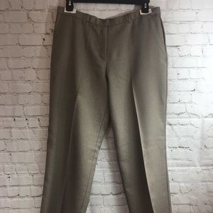 NWT Sagharbor 14petite Taupe Pants, zipper front
